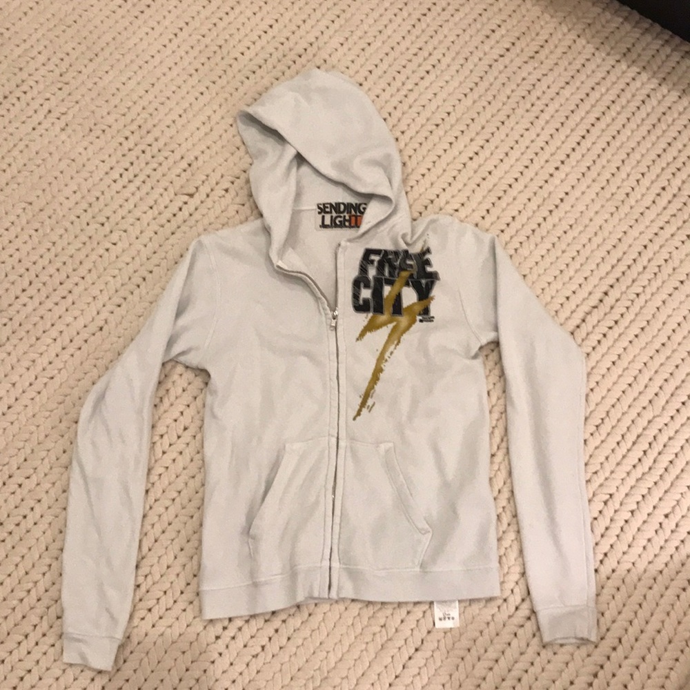 Free city zip up hoodie